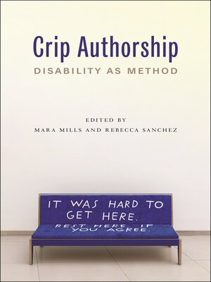 cover image of Crip Authorship